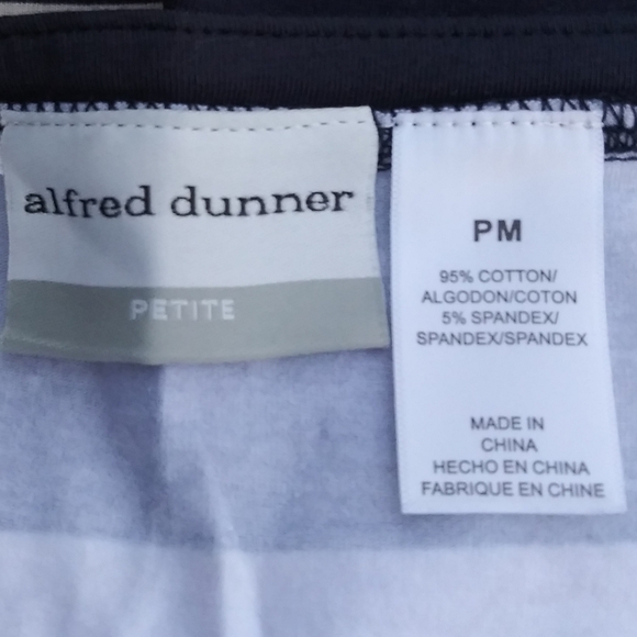 Alfred Dunner Lady Liberty Stripe Tee Sz MP - Picture 7 of 8